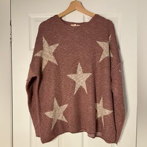 Oversized star sweater